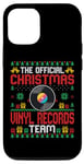 iPhone 13 Pro Funny Christmas Vinyl Records Team Vinyl Records Player Xmas Case