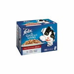 Felix As Good As It Looks Meat Selection In Jelly - Pouch (12x100g) - Pack Of 2