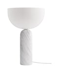 Kizu Table Lamp Large - White Marble