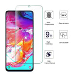 RKVMM Galaxy A12/A70/A70S Screen Protector, HD CLEAR {Case Friendly} Tempered Glass Screen Protector [Military Grade] With Bubble Free Installation For Samsung Galaxy A12/A70/A70S