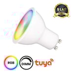 LED-lampa Wi-Fi GU10 5W Smart Tuya RGB+CCT+DIM