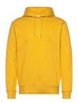 Reg Tonal Shield Hoodie Tops Sweat-shirts & Hoodies Hoodies Yellow GANT