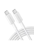 Anker 322 USB-C to USB-C cable - 1.8m - White