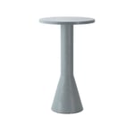 Draft Bar Table H1000 D600, Grey Stained Ash