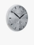 Thomas Kent Londoner Greenwich Timekeeper Analogue Wall Clock, Chrome