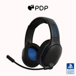 PDP AIRLITE PRO sans fil Casque BLACK With Noise Cancelling Microphone For SONY PLAYSTATION PS5 - PS4, Officially Licensed