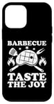 Coque pour iPhone 12 mini Barbecue fumoir design pour barbecue à viande