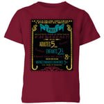 Fantastic Beasts Les Plus Grand Des Cirques Kids' T-Shirt - Burgundy - 3-4 Years - Burgundy
