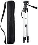 Amazon Basics Trépied léger de 152 cm pour appareil photo, reflex numérique et jumelles, avec sac de transport, Noir