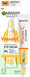 Garnier Eye Cream, With 4% Vitamin C, Brightening Eye Treatment For Dark Circle