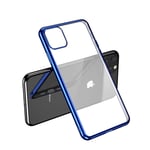 OPXZPM phone case Silicone Soft Clear Case .For iPhone 11 Pro XS Max X XR 10 5 6 S 5S 6S 7 8 Plus 7Plus 8Plus,Blue,For iPhone XR