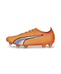 Puma Unisex ULTRA ULTIMATE MxSG Football Boots Adults - Orange - Size UK 13