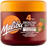 Malibu Sun SPF 4 Bronzing Tanning Body Butter with Beta Carotene and Argan Oil,