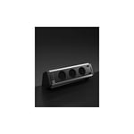 - Multiprise VersaDesk avec fixation 3 prises électriques + 1 port USB câble d'alimentation 3m noir