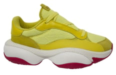 Puma Alteration PN-1 Yellow Low Lace Up Chunky Mens Trainers 369771 03