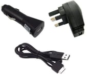 New Mains Wall Adapter & In Car Charger & USB Data Sync Cable COMPATIBLE WITH Sony PS VITA