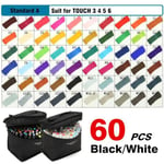 60 Colors TouchFive Twin Tip Stylo Graphic Art Graphique Marker Broad Fine Point Black Body|Standard A