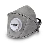 Andningsskydd med ventil UVEX Silv-Air Premium Carbon 5310+; FFP3; grå