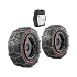 MSW Snökedjor - 4WD (4x4) 16 mm EN 16662-1 Hjulstorlekar: 9×15 / 245/65 r17 255/50 r19 m.fl.