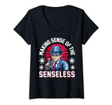 Womens Making Sense of the Senseless Coroner V-Neck T-Shirt