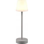 Trio Martinez opladelig bordlampe, 250 lm, 2700-6500 K, SMD-LED 2,2 W, grå