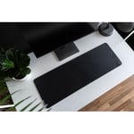 Deltahub Gaming Desk Mat Sort - S - musemåtte, 30 x 90 cm