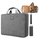 ZINZ Évolutif Housse 13,0 Pouces Ordinateur Portable Sac à Main Compatible avec MacBook Air 13" M2 A2681 M1 A2337 A2179 A1932/Pro 13" M2 M1 A2338 A2251 A2289 A2159 A1989 A1706 A1708,D01G01