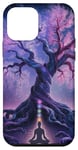 Chakra Méditation Arbre Nature Univers Éléments Coque pour iPhone 12 mini