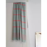Extra stor Hamamhandduk XXL EGE 160x220 (Grey Green/Coral Red)