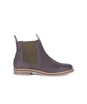 Barbour Mens Farsley Chelsea Boots Brown - Size UK 8