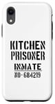 Coque pour iPhone XR Slogan humoristique « Kitchen Prisoner »