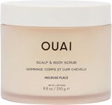 OUAI Scalp & Body Scrub - Foaming Coconut Oil Sugar Scrub and Gentle Scalp Exfol