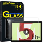 Lot 2 Films Vitre Verre Trempé de protection d'écran pour Huawei MediaPad M5 Lite 10.1 BAH2-L09/ BAH2-W09/ BAH2-W19 - TRANSPARENT
