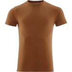 Maskot T-shirt 20482-786, rund hals, nötbrun, storlek L