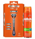 Gillette Fusion5 Starter Kit & Moisturising Shave Gel Bundle