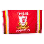 Liverpool Flagga This Is Anfield - Röd/Vit/Gul - Liverpool FC, storlek One Size