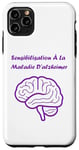 Coque pour iPhone 11 Pro Max Simple violet sensibilisation a la maladie d'Alzheimer