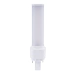 LED Kompaktlysrör G24d-2 7W (18W) 830 800lm