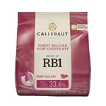 Callebaut Choklad Chokladknappar Ruby 400g - RB1