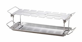 Tepro Accessoire pour barbecue en Acier Inoxydable, 18 Cuisses ou Ailes de Poulet