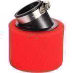 42mm Motorcykel Luftfilter Ersättning Moped Mini Dirt Bike Röd