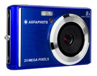 AGFA PHOTO Realishot DC5500 - Appareil Photo Numérique Compact, 24 MP, 2.4'' LCD, Zoom Digital 8x, Batterie Lithium - Bleu