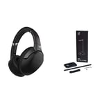 ASUS ROG Strix GO BT Wireless Gaming Headset with AI Microphone, Bluetooth and ROG Headset Stand
