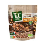 Céréales Muesli Croustillant Protéiné Chocolat Sans Huile De Palme Bio Terres & Cereales Bio - Le Paquet De 500g