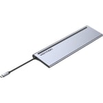 Vention USB-C till DP / HDMI / VGA / USB-C Gen 1 / 2x USB 3.0 / USB 2.0 / RJ45 / SD / TF / 3.5mm / PD