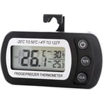 Hanone Kitchen Refrigerator Thermometer Moisture-proof And Waterproof ElectronicBlack