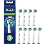 Oral-B CrossAction 80339536 hammasharjan pää 9 kpl Valkoinen