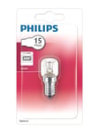 Philips Glødelyspære Appliance 15w e14 230-240v t22 cl ov E14