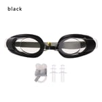 1pc Swimming Goggles Swim Eyewear Children Eyeglasses Black
