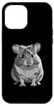 Coque pour iPhone 12 Pro Max Hamster doré animal de compagnie graphisme hamster rongeur